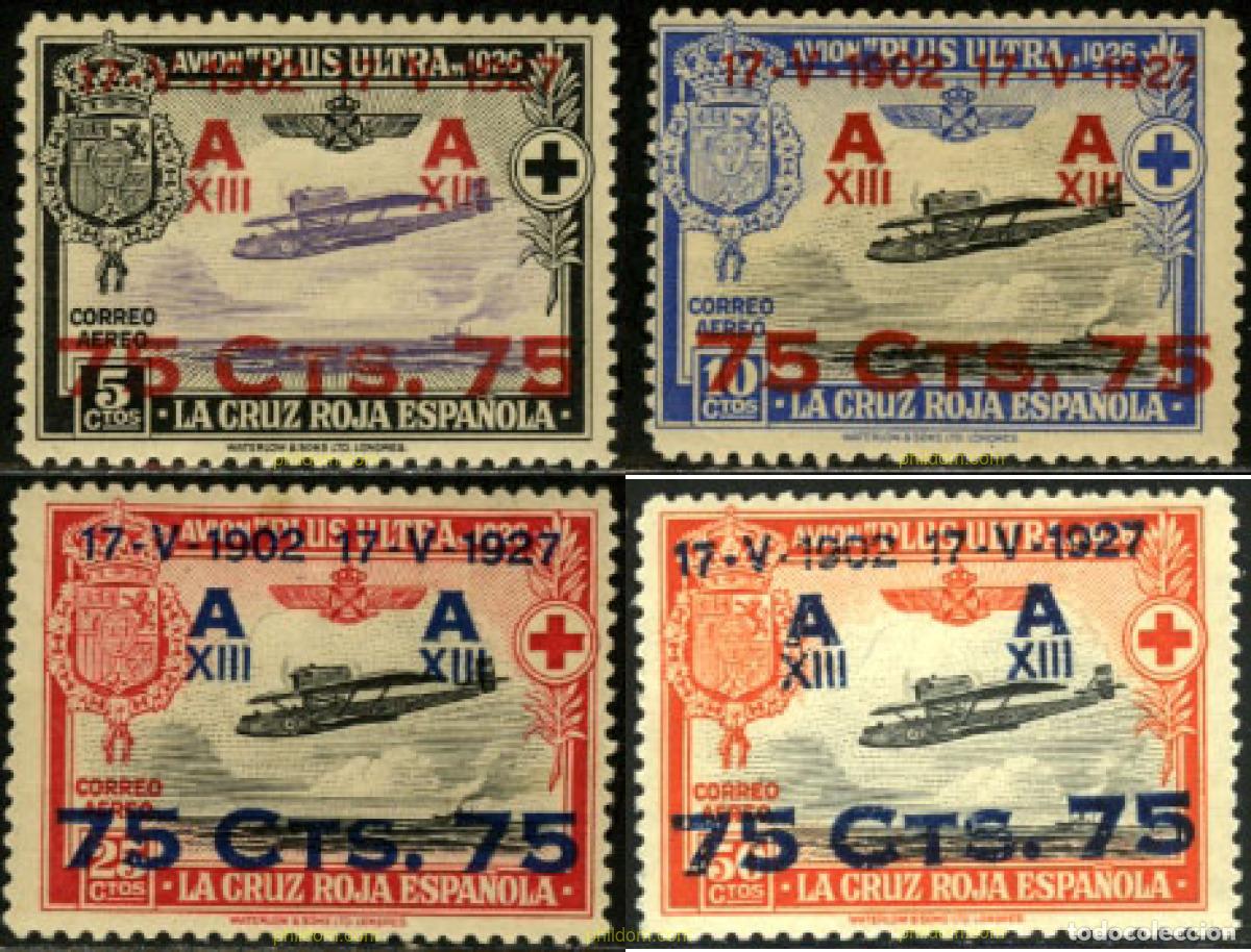 Sellos: 113230 MNH ESPA&Ntilde;A 1927 25 ANIVERSARIO DE LA CORONACION DE ALFONSO XIII