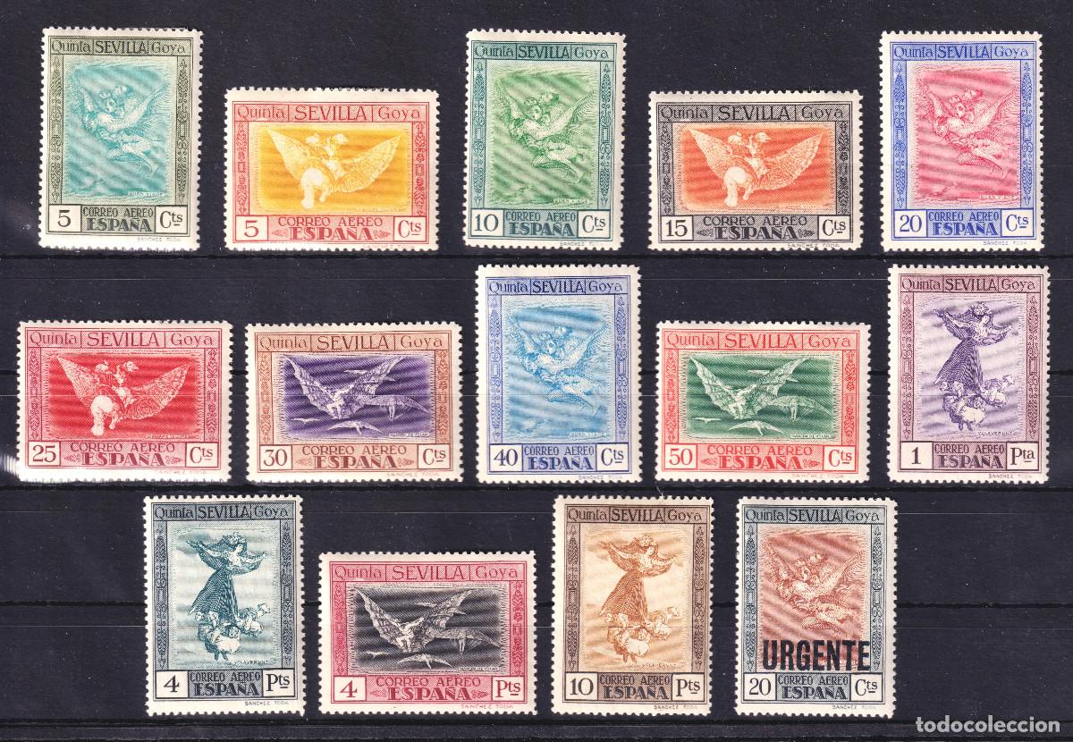 Sellos: ESPA&Ntilde;A - QUINTA DE GOYA * 517/530 - A&Ntilde;O 1930 - COMPLETA - MH