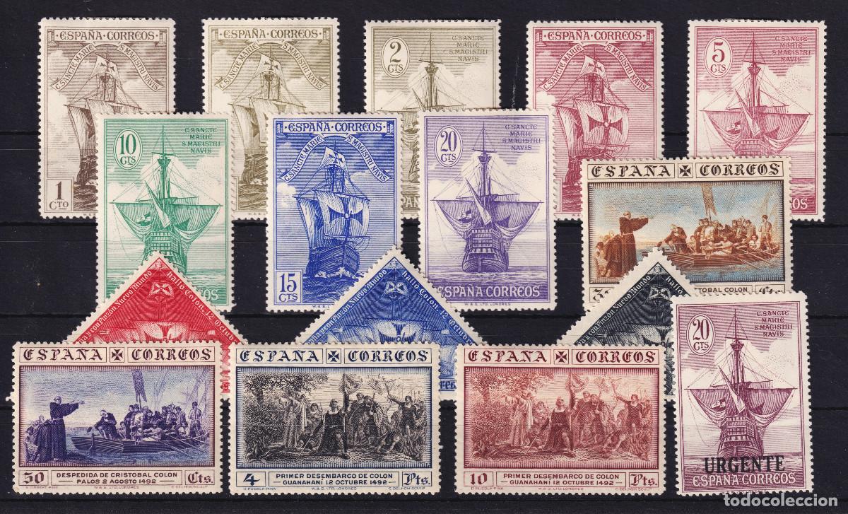 Sellos: ESPA&Ntilde;A DESCUBRIMIENTO DE AMERICA * 531/546 - A&Ntilde;O 1930 - MH