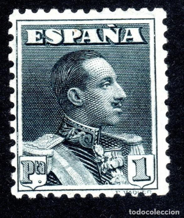 Sellos: EDIFIL 321 ALFONSO XIII. TIPO VAQUER 1922-1930. MH * (SALIDA: 0,01 &euro;).