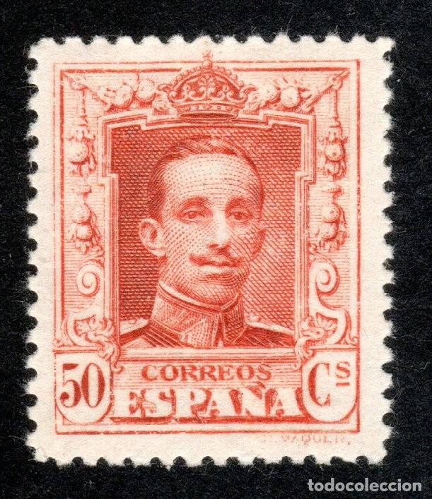 Sellos: EDIFIL 320 ALFONSO XIII. TIPO VAQUER 1922-1930. VALOR CAT&Aacute;LOGO: 69 &euro;. MLH. (SALIDA: 0,01 &euro;)