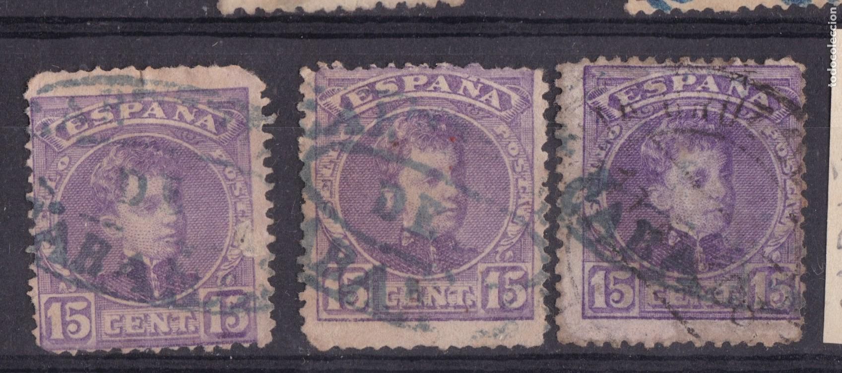 Timbres: AA1- Alfonso XIII Cadete Matasellos Carter&iacute;a Especial CABA&Ntilde;AS Coru&ntilde;a . Tipo No Catalogado