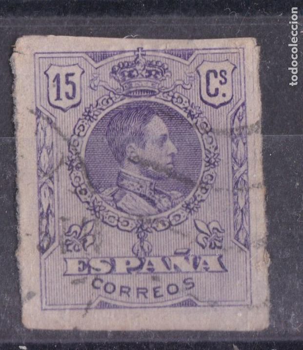 Sellos: AA2- Alfonso XIII Medall&oacute;n 15 Cts . VARIEDAD SIN DENTAR