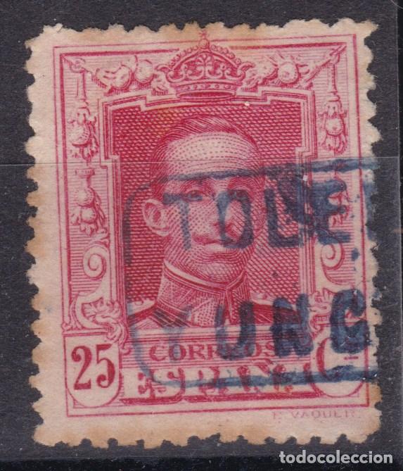 Timbres: AA2-Alfonso XIII Vaquer Matasellos Carter&iacute;a YUNCOS Toledo