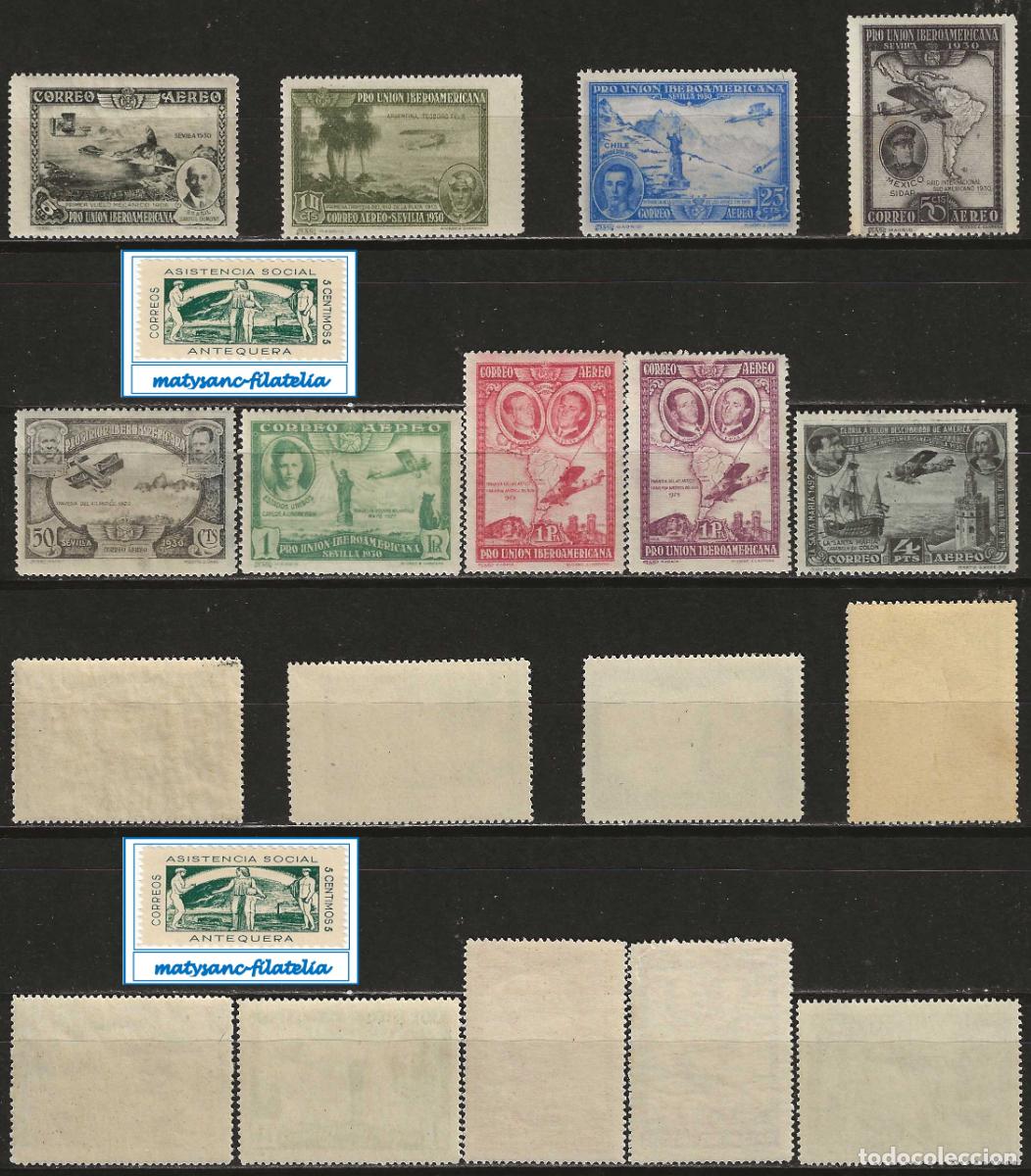 Sellos: ESPA&Ntilde;A 1930. EDIFIL 583/591. SERIE COMPLETA &rdquo;PRO UNI&Oacute;N IBEROAMERICANA&rdquo;. MNH***