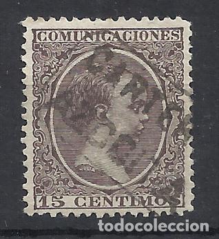 Sellos: ALFONSO XIII PELON CARTERIA AZCOITIA GUIPUZCOA