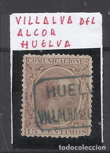 Timbres: alfonso XIII PELON CARTERIA VILLANUEVA DEL ALCOR HUELVA