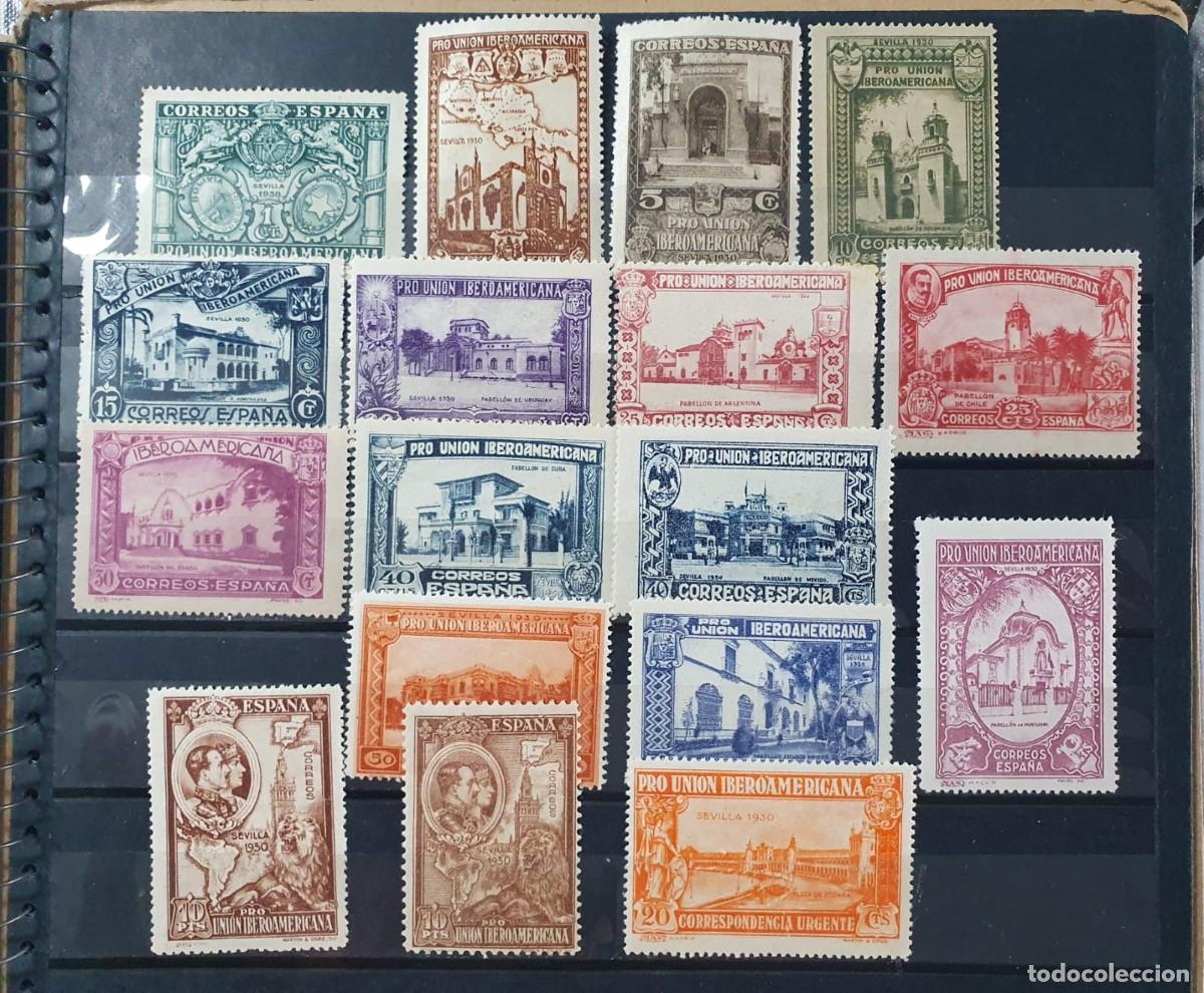 Timbres: SERIE COMPLETA EDIFIL 566 A 582 **/* IBEROAMERICANA ESPA&Ntilde;A 1930