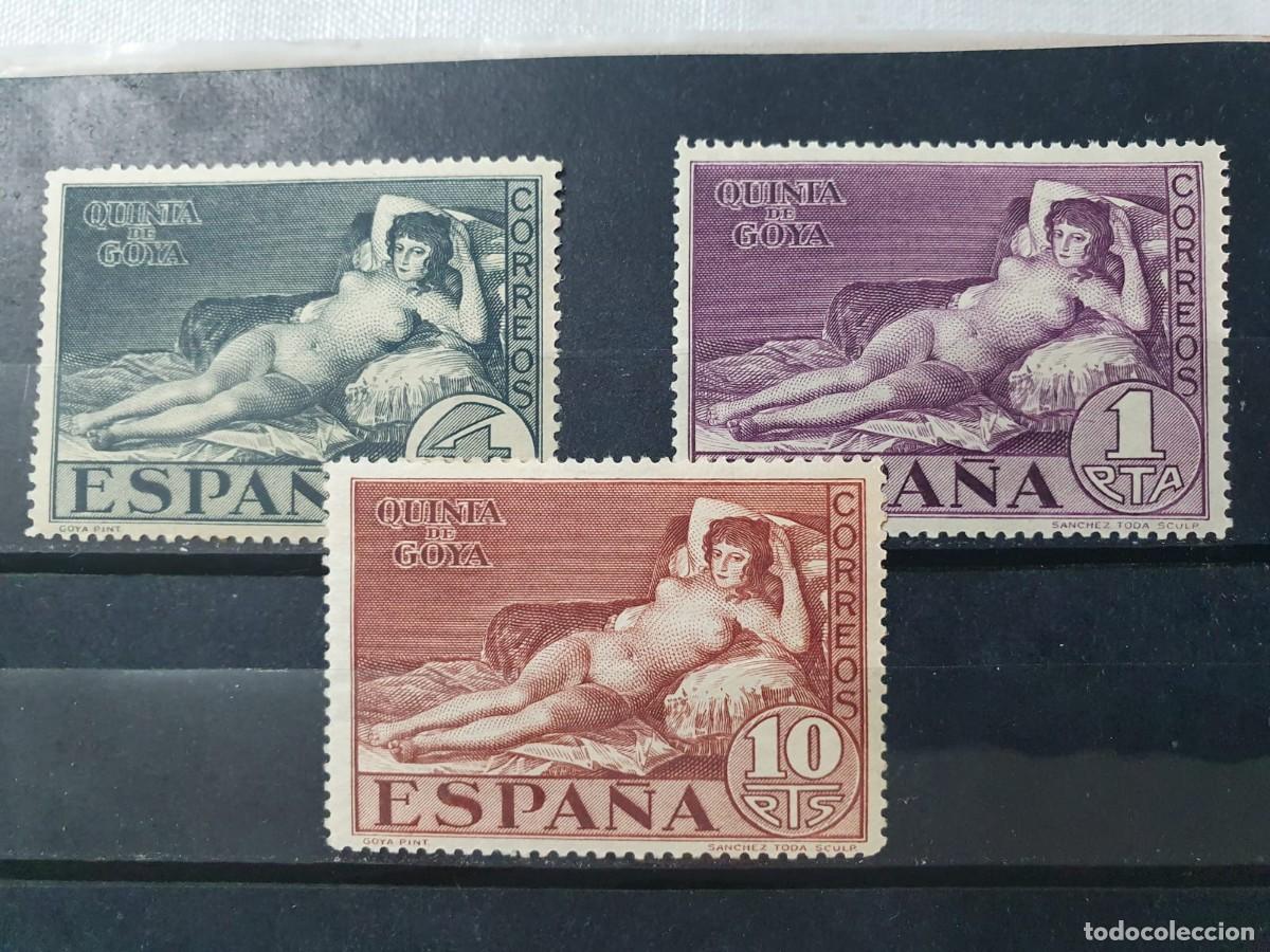 Briefmarken: EDIFIL 513 A 515 */** MAJA DE GOYA ESPA&Ntilde;A 1930