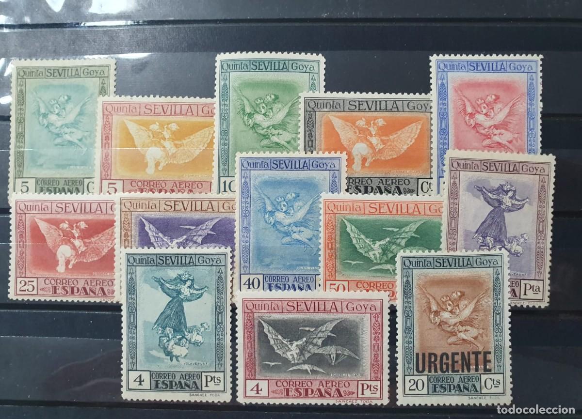 Selos: LOTE SELLOS NUEVOS */** SERIE GOYA ESPA&Ntilde;A 1930