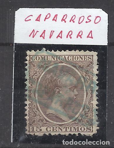 Timbres: alfonso XIII PELON CARTERIA CAPARROSO NAVARRA