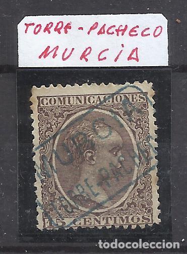 Stamps: alfonso XIII PELON CARTERIA TORRE PACHECO MURCIA