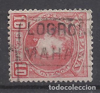 Stamps: alfonso XIII CADETE CARTERIA MAHARRES LOGRO&Ntilde;O RIOJA