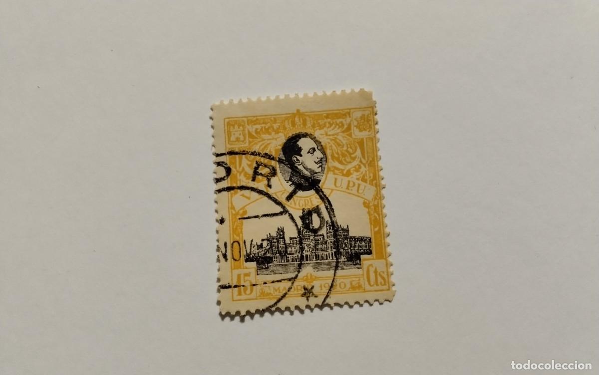 Sellos: ESPA&Ntilde;A - 1920 - ALFONSO XIII - EDIFIL 301 - MATASELLOS FECHADOR