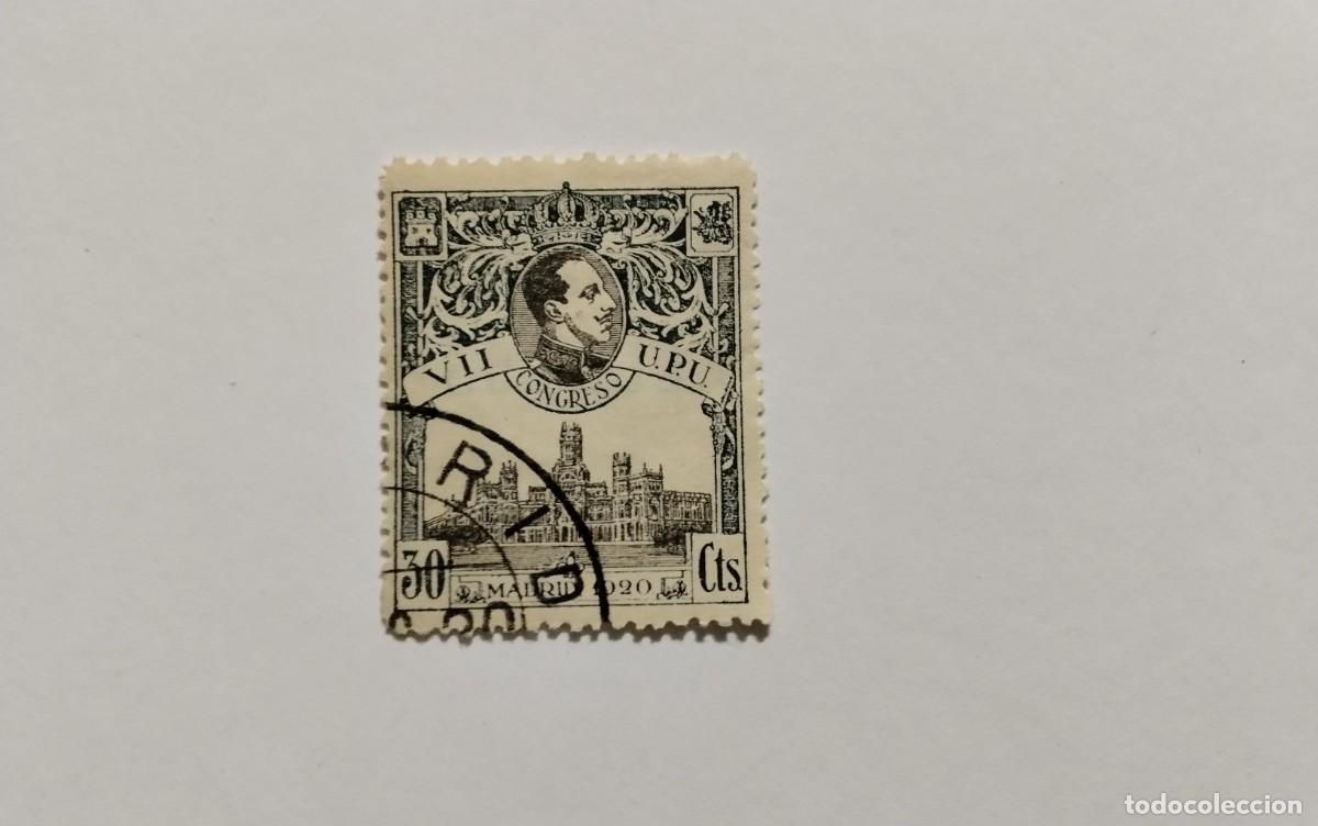Sellos: ESPA&Ntilde;A - 1920 - ALFONSO XIII - EDIFIL 304 - MATASELLOS FECHADOR