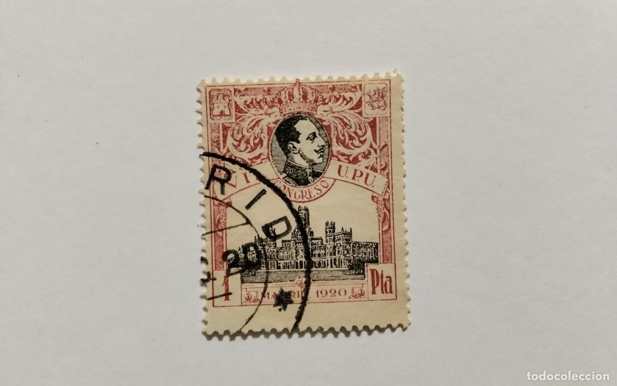 Sellos: ESPA&Ntilde;A - 1920 - ALFONSO XIII - EDIFIL 307 - MATASELLOS FECHADOR
