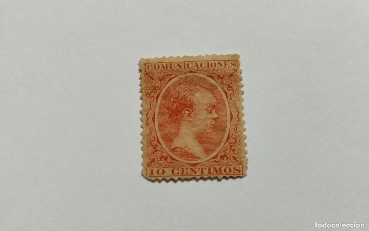 Sellos: ESPA&Ntilde;A - 1889 - ALFONSO XIII - EDIFIL 218 - CENTRADO - MH* - NUEVO