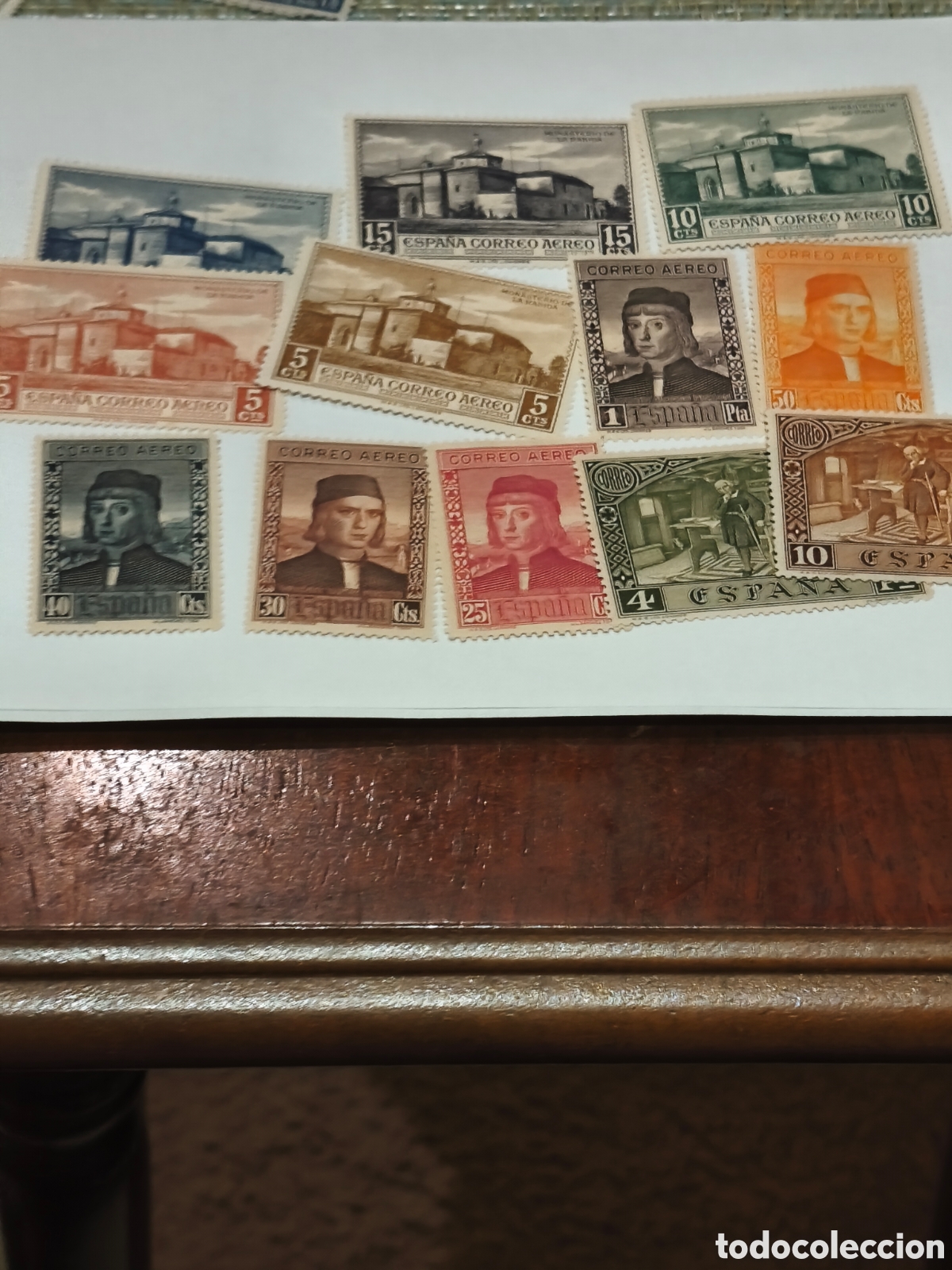 Sellos: Serie completa de Espa&ntilde;a n 547/58,nueva impecable n** viaje de colon escasa ver