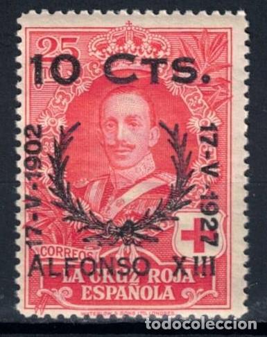 Sellos: A&Ntilde;O 1927 EDIFIL 375 - XXV ANIV. JURA DE LA CONSTITUCION POR ALFONZO XIII