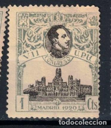 Sellos: A&Ntilde;O 1920 EDIFIL 297 - VII CONGRESO DE LA U.P.U.