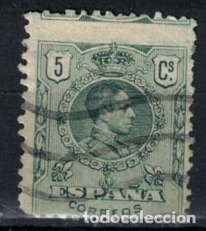 Sellos: A&Ntilde;O 1909-1922 EDIFIL 268 - ALFONSO XIII - TIPO MEDALLON