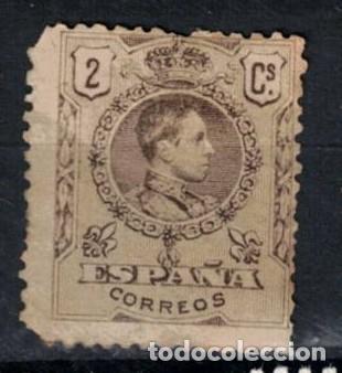 Sellos: A&Ntilde;O 1909-1922 EDIFIL 267 - ALFONSO XIII - TIPO MEDALLON