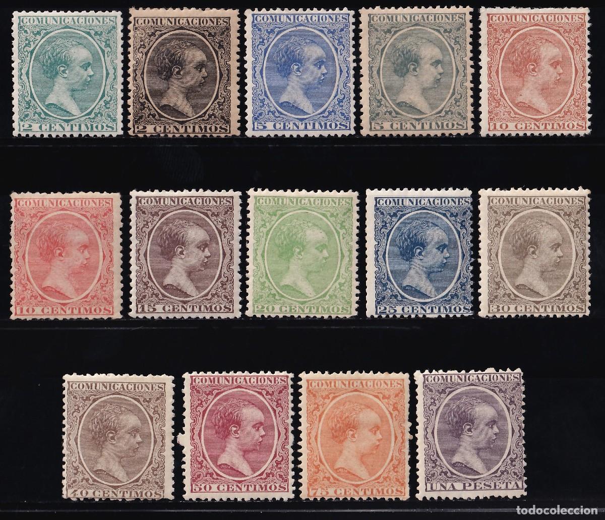 Timbres: ESPA&Ntilde;A, 1889-1901 EDIFIL N&ordm; 213 / 226 /*/