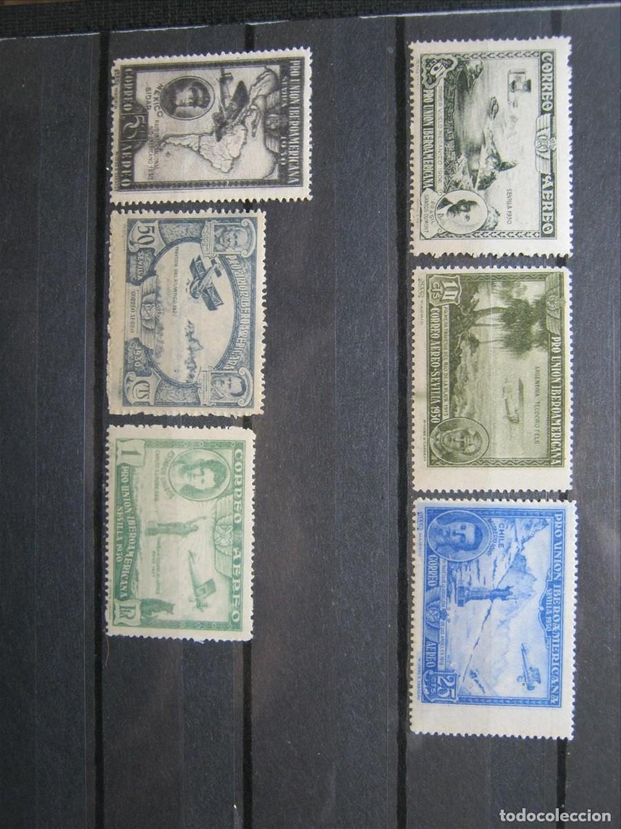 Selos: ALFONSO XIII PRO UNI&Oacute;N IBEROAMERICANA EDIFIL 533 A 588 MNH** SIN CHARNELA LUJO.
