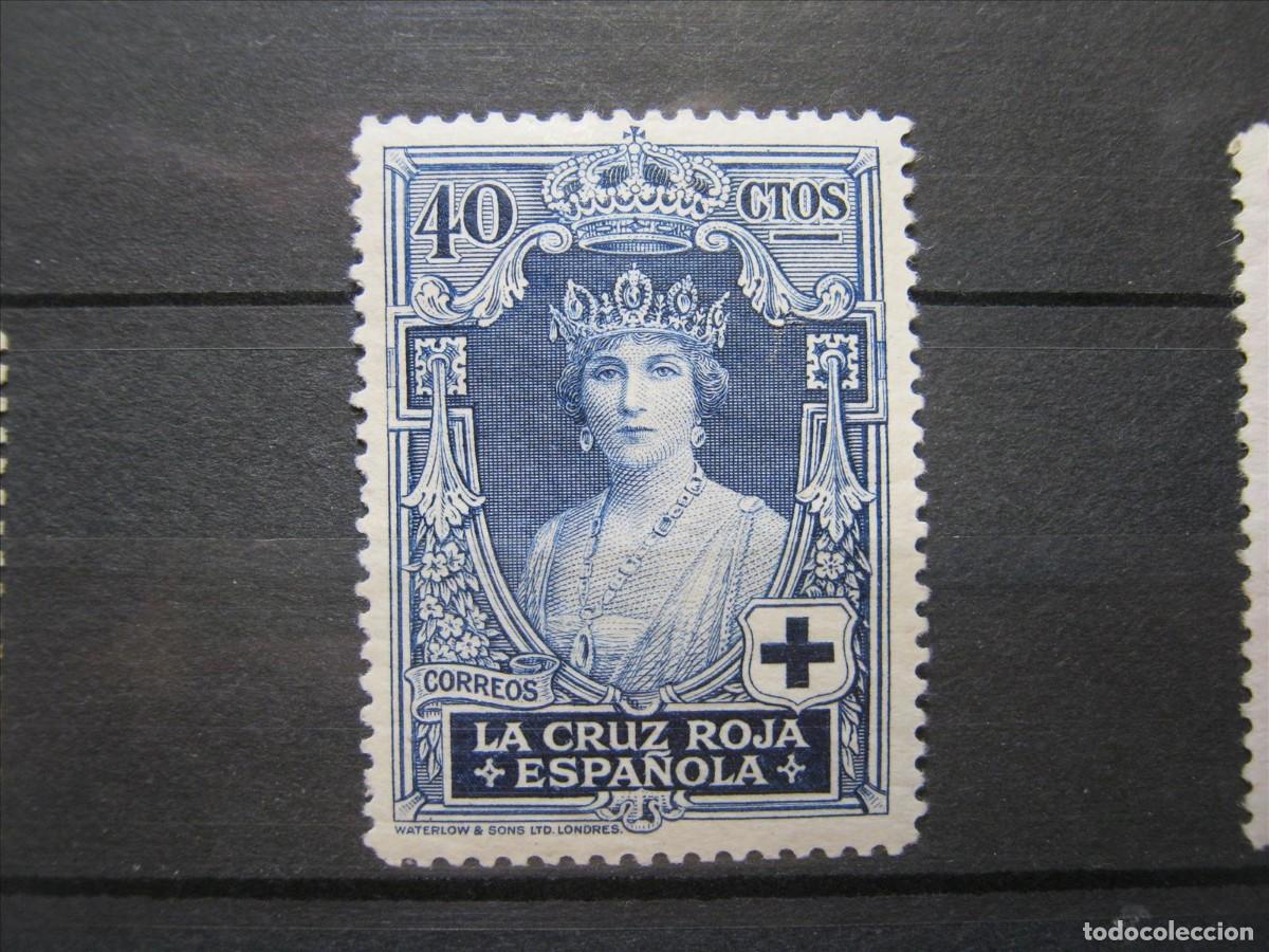 Briefmarken: ALFONSO XIII CRUZ ROJA EDIFIL 333 LH* LEVE RESTO DE CHARNELA LUJO.
