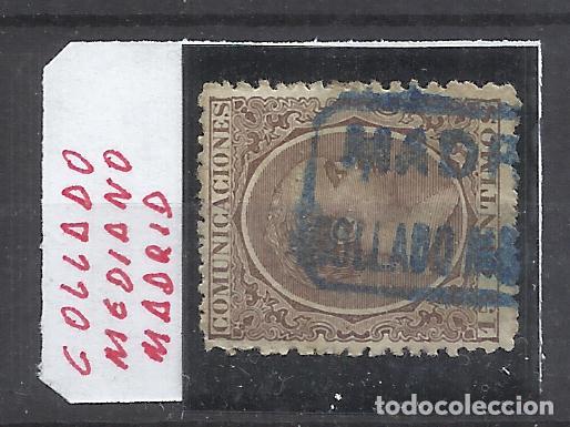 Sellos: ALFONSO XIII PELON CARTERIA COLLADO MEDIANO MADRID