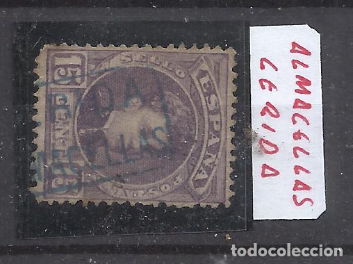 Sellos: ALFONSO XIII CADETE CARTERIA ALMACELLAS LLEIDA LERIDA TINTA AZUL
