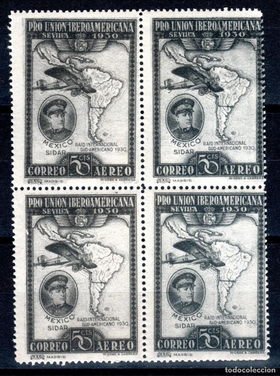 Stamps: EDIFIL 586 PRO UNI&Oacute;N IBEROAMERICANA 1930 (BLOQUE DE 4). V. CAT&Aacute;LOGO: 48 &euro;. MNH ** (SALIDA: 0,01 &euro;).