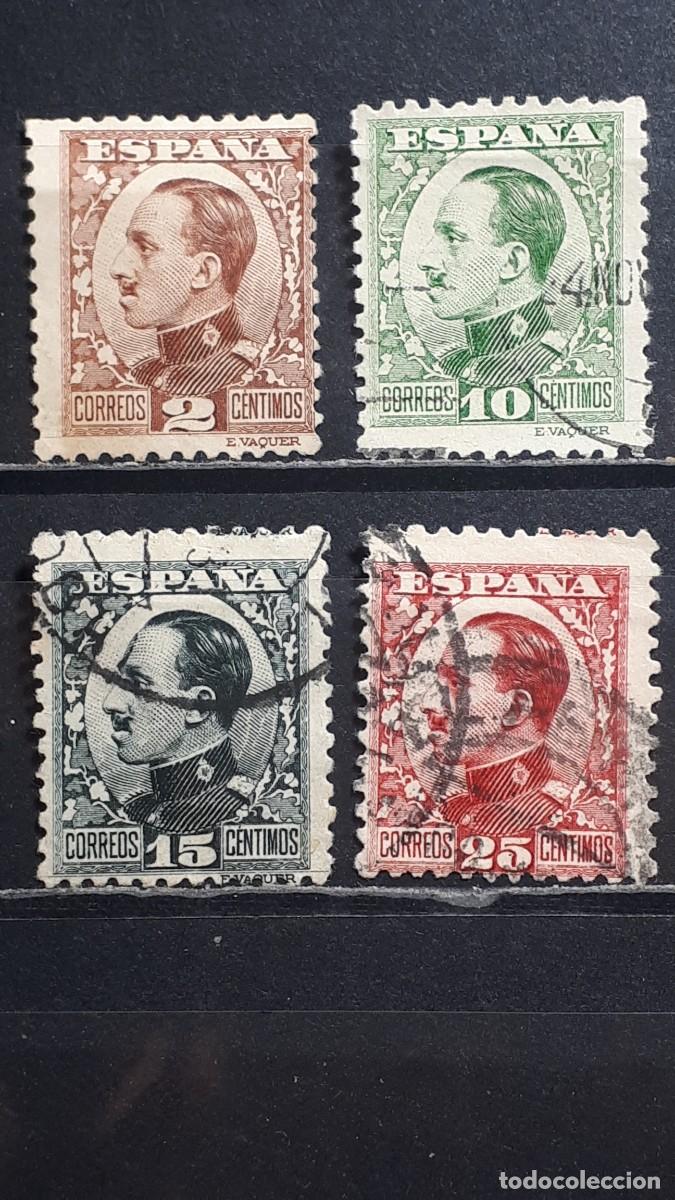 Sellos: ESPA&Ntilde;A. A&ntilde;o 1930. &deg;. Edifil 490, 492/3, 495.