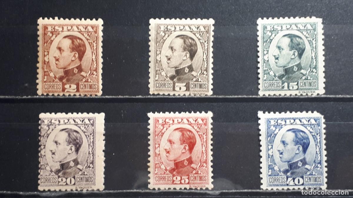 Sellos: ESPA&Ntilde;A. A&ntilde;o 1930. **/(*). Edifil 490/1, 493/5, 497.