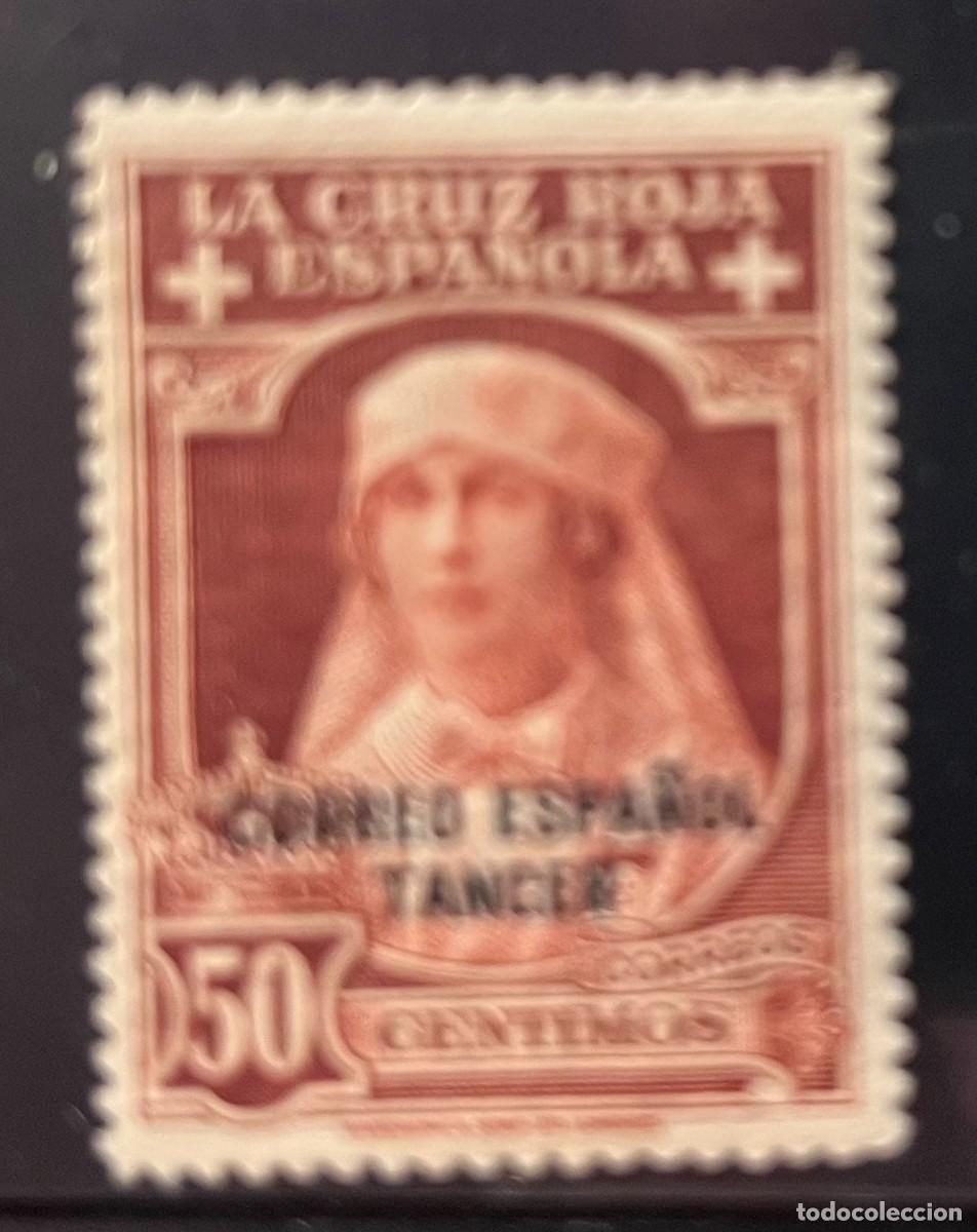 Sellos: 1926 cruz roja T&aacute;nger, MNH**,centrado,goma,color