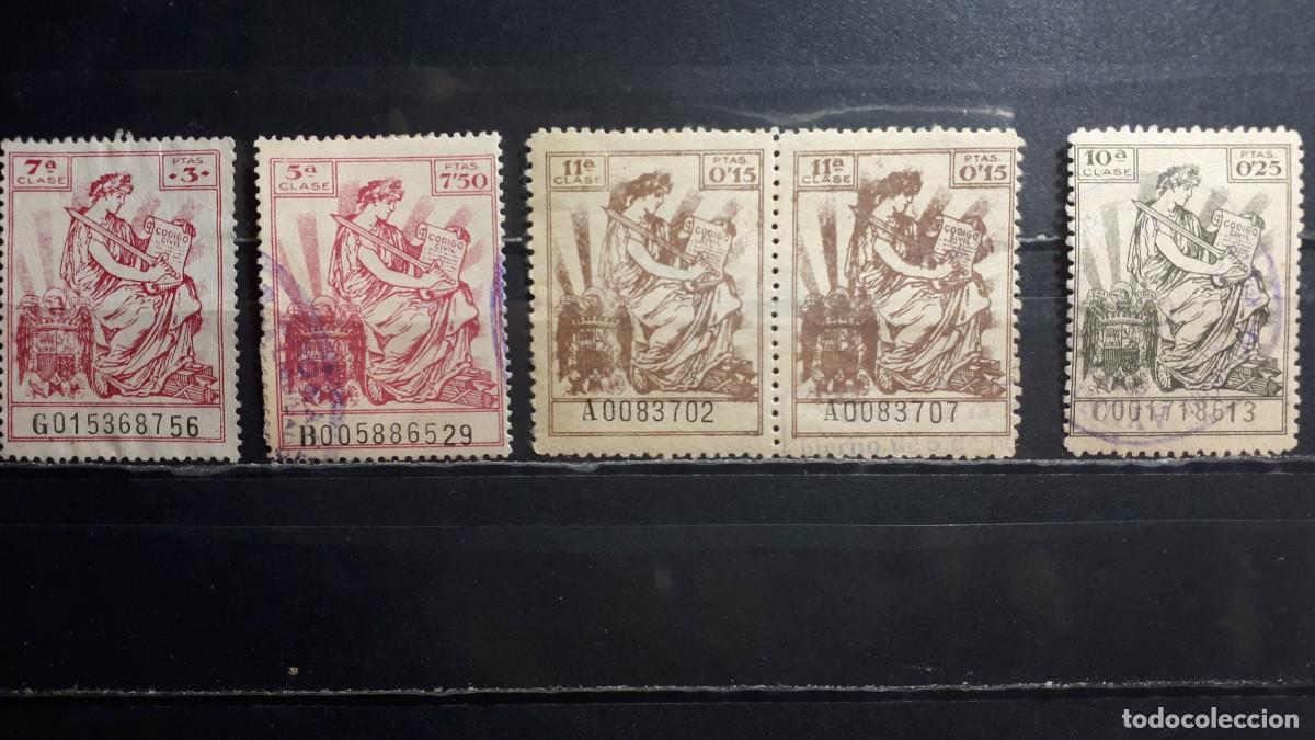 Sellos: ESPA&Ntilde;A. A&Ntilde;O 1911. &deg;. Sellos fiscales