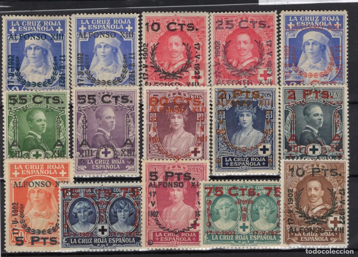 Timbres: PC966 Sellos Espa&ntilde;a a&ntilde;o 1927 EDIFIL 373/387**-* sellos originales en NUEVO MARQUILLA v.c. 820 &euro;
