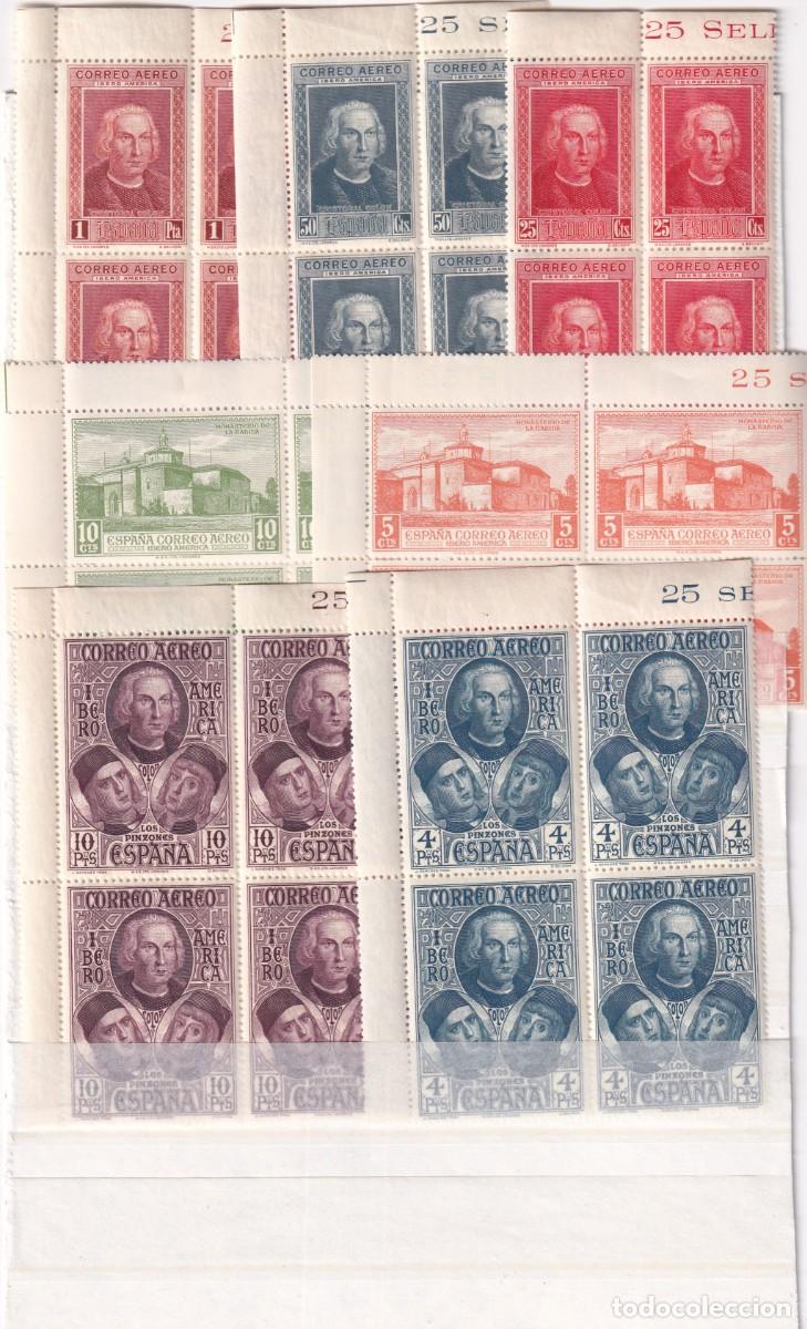 Francobolli: PC982 Sellos Espa&ntilde;a a&ntilde;o 1930 EDIFIL 559/565** sellos originales bloque 4 en NUEVO S. COMPL. v.c 160&euro;