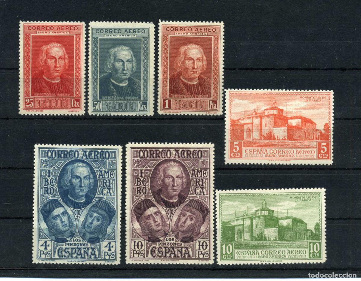 Francobolli: XS- Descubrimiento de Am&eacute;rica 1930 Serie para Am&eacute;rica Ed. 559-565 MH*