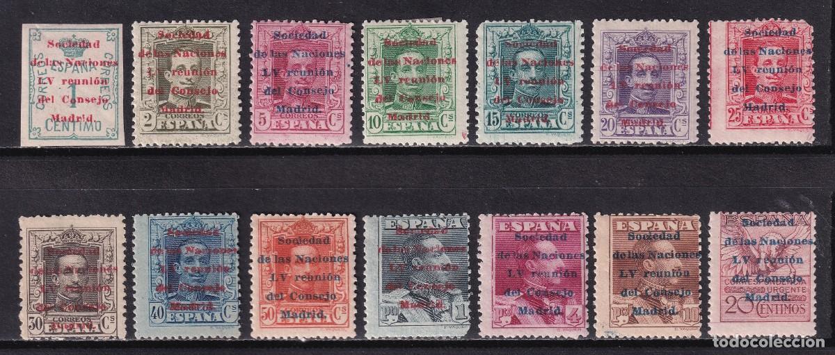 Sellos: 1929 SOCIEDAD DE NACIONES. SERIE COMPLETA NUEVA*. VER