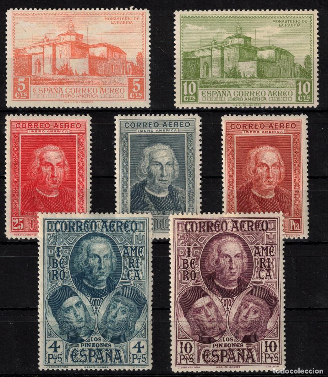 Sellos: ESPA&Ntilde;A DESCUBRIMIENTO DE AMERICA * 559/565 - A&Ntilde;O 1930 - MH