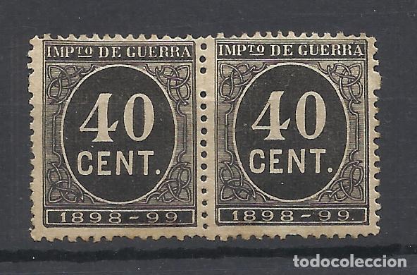 Briefmarken: IMPUESTO DE GUERRA 1897 nuevo** 40 cts