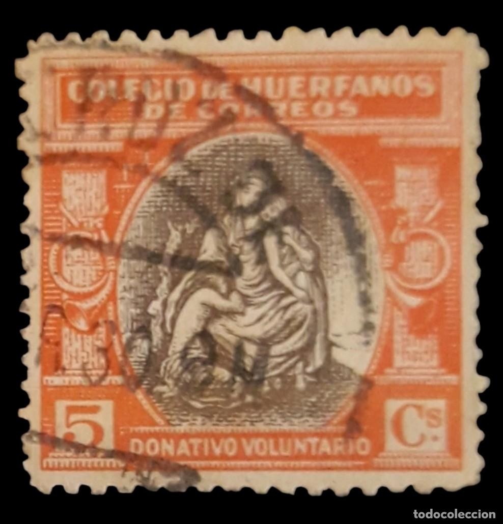 Sellos: ESPA&Ntilde;A COLEGIO HU&Eacute;RFANOS DE CORREOS. USADO.