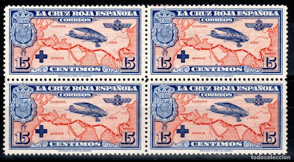 Francobolli: EDIFIL 341 PRO CRUZ ROJA ESPA&Ntilde;OLA 1926 (BLOQUE DE 4). MNH **