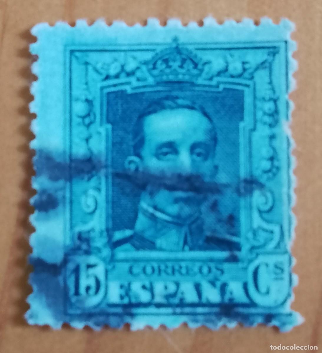 Sellos: A&Ntilde;O 1922-30 - EDIFIL 315- 15 CS. - ALFONSO XIII - CON N&Uacute;MERO AL DORSO