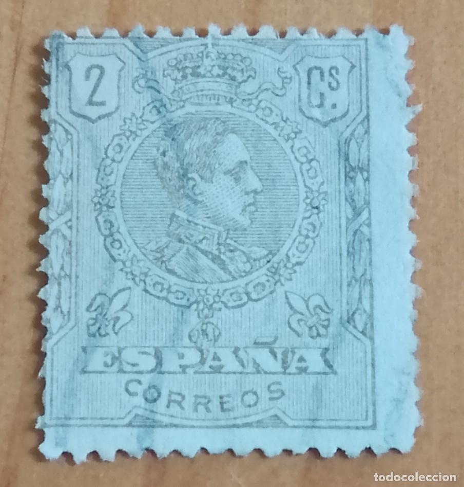 Sellos: A&Ntilde;O 1909-22 - EDIFIL 267 - 2 CS.. - ALFONSO XIII