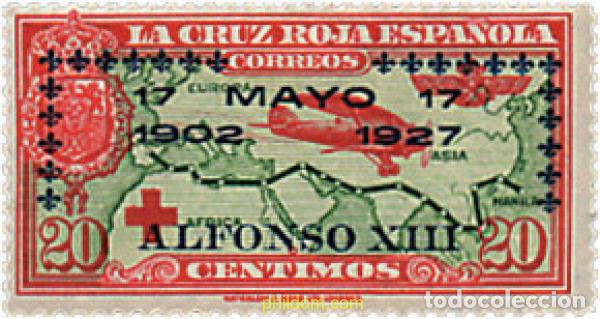 Sellos: 210338 HINGED ESPA&Ntilde;A 1927 25 ANIVERSARIO DE LA CORONACION DE ALFONSO XIII