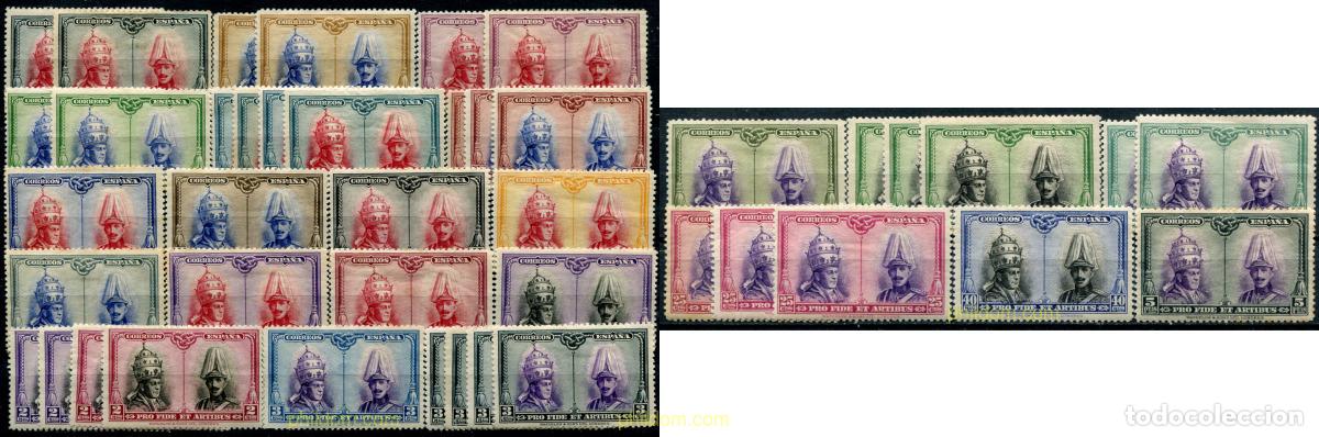 Sellos: 792122 HINGED ESPA&Ntilde;A 1928 PRO CATACUMBAS DE SAN DAMASO EN ROMA