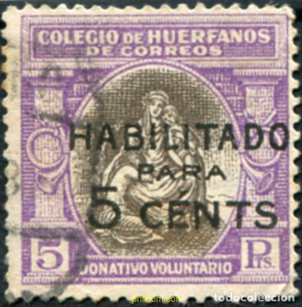 Sellos: 210845 USED ESPA&Ntilde;A 1926 ALEGORIA-HUERFANOS DE CORREOS