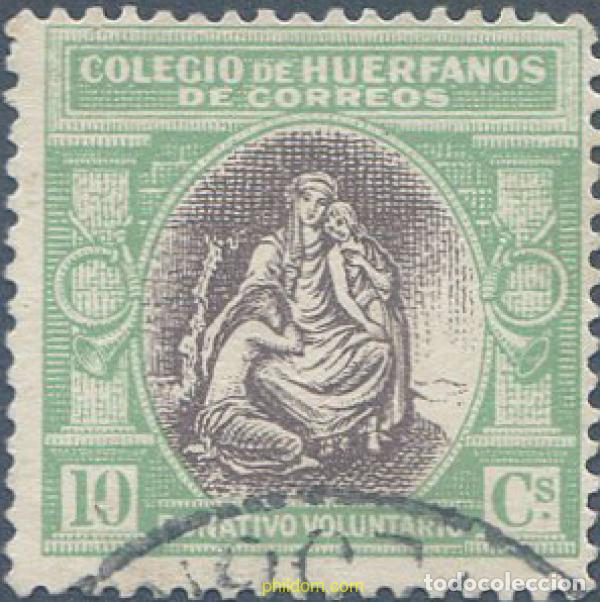 Sellos: 210849 USED ESPA&Ntilde;A 1926 ALEGORIA-HUERFANOS DE CORREOS